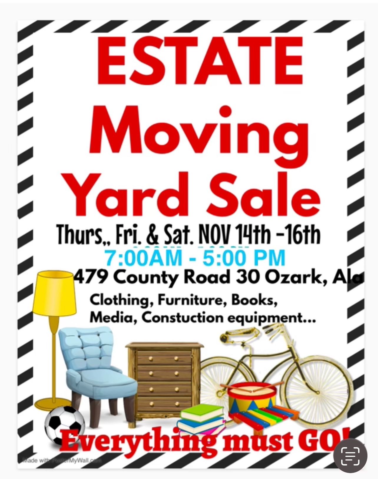 Estate Moving Yard Sale