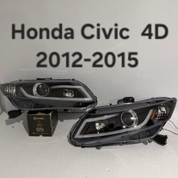 Honda Civic 2012-2015 Headlights 