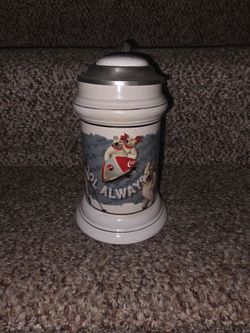 Coca-Cola Polar Bear Ceramic Beer Stein