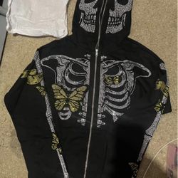 Skeleton Hoodie Selling $65 Each Size M