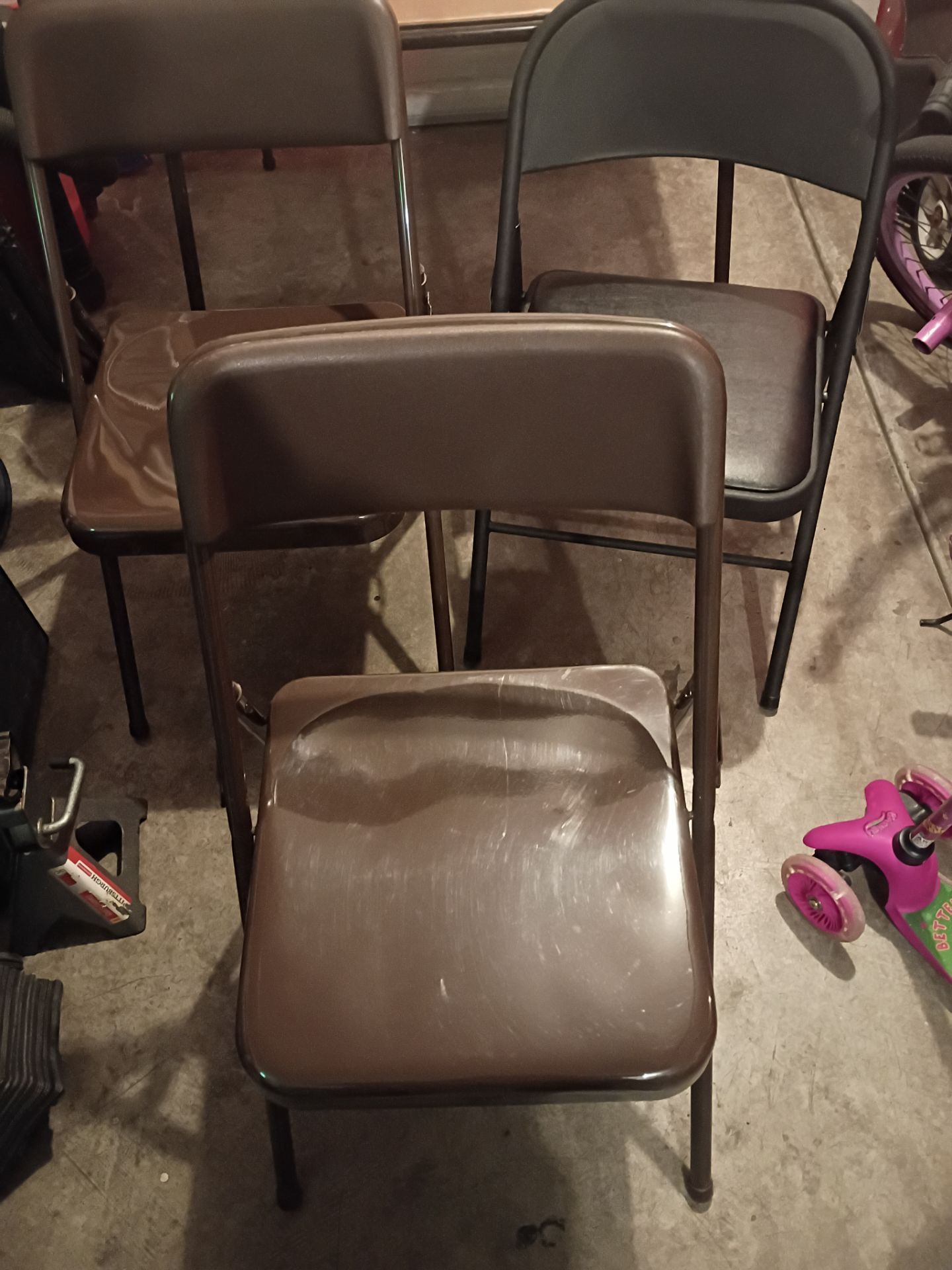 Card table and three chairs
