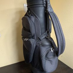 Black K Kube Style Golf Cart Bag / Club Bag - Multi Pocket