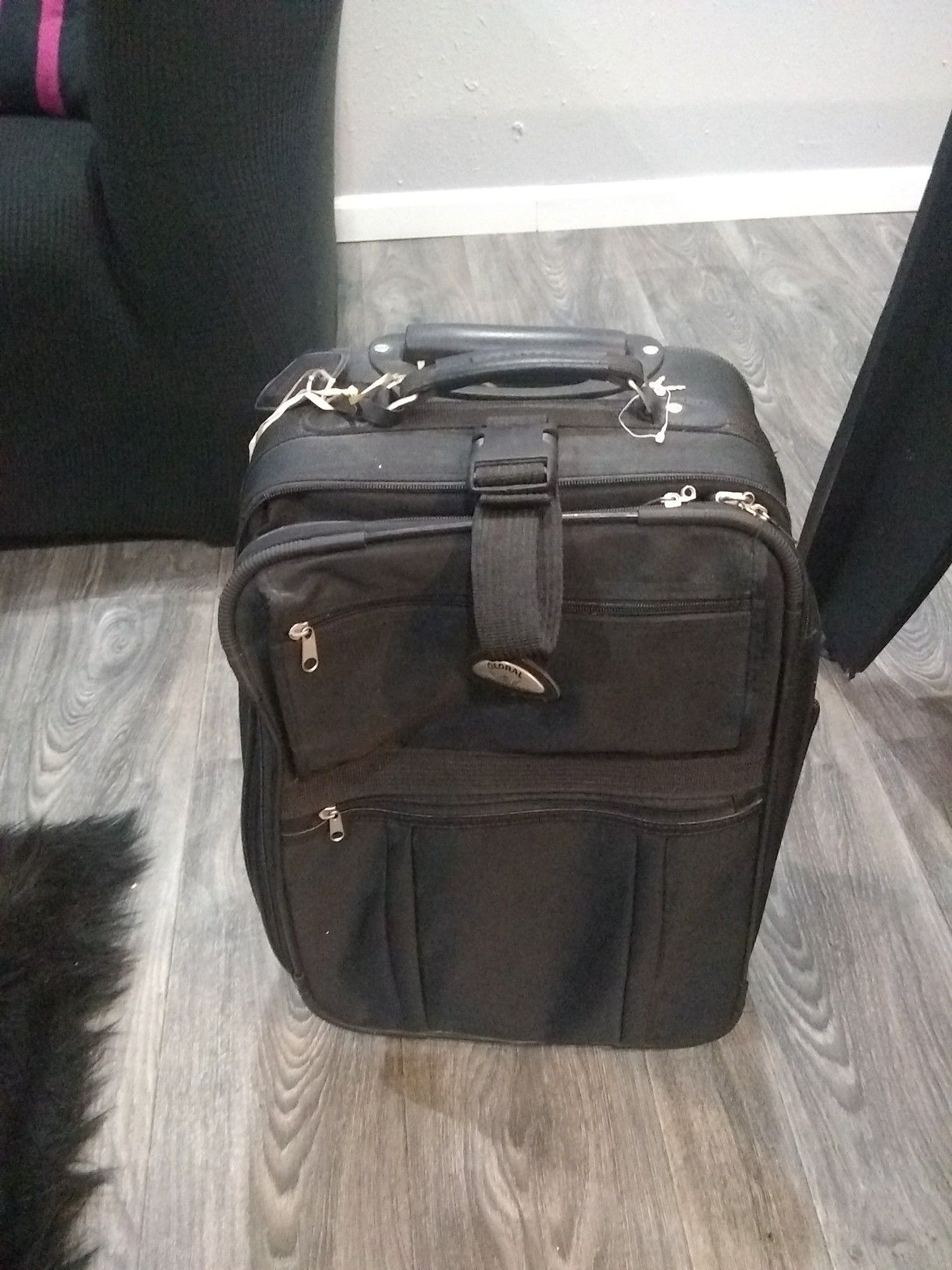 Black Luggage for Road Trip