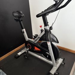 Indoor Cycling Bike Brake Pad/Magnetic Stationary Bike - Cycle Bike with Tablet Mount & Comfortable Seat Cushion