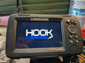 Lowrance Hook 5 reveal with solitshot transducer and Discover maps ( for salt water)