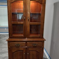 Antique 2pc China Hutch
