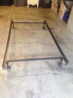 Twin or Full Adjustable Metal Bedframe