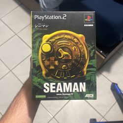 rare ps2 game seaman limited edition with controller inside