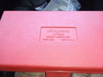 Snap on 1/4 drive socket wrench set