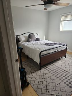 Queen Bedframe And Mattress