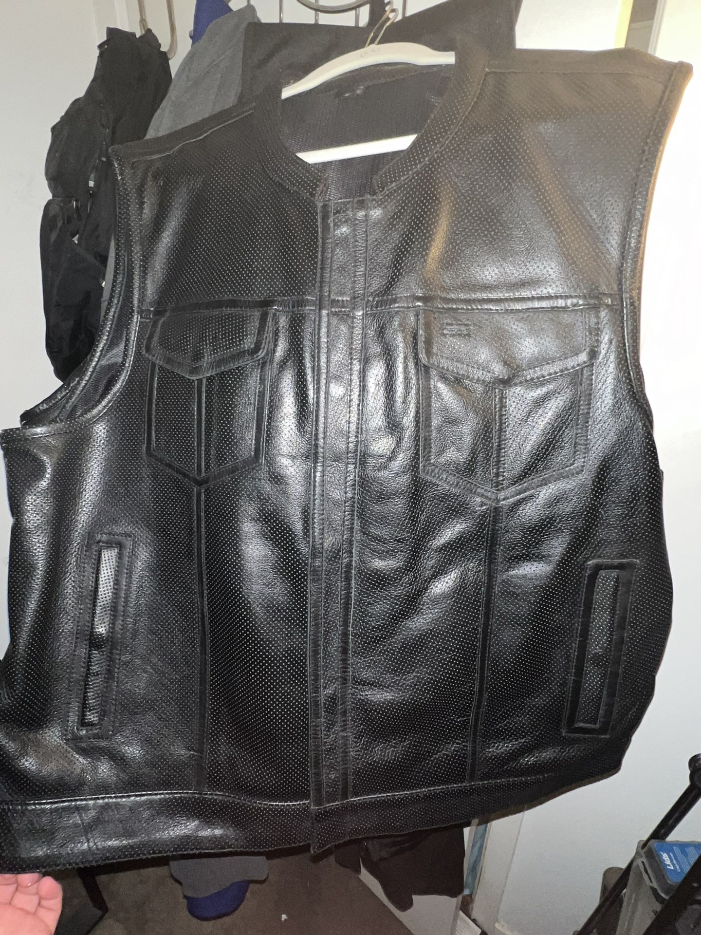 First MFG Motorcycle Leather Vest