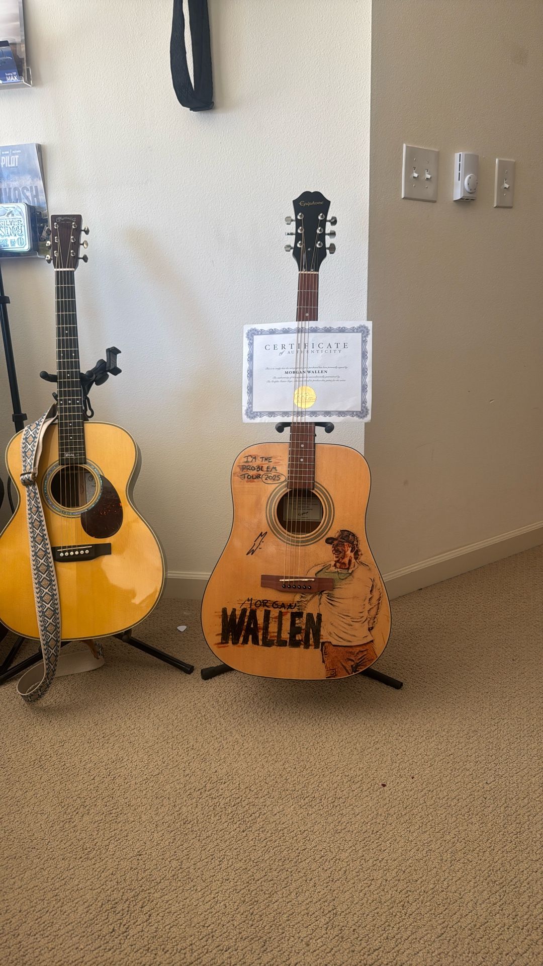 Signed Morgan Wallen Guitar