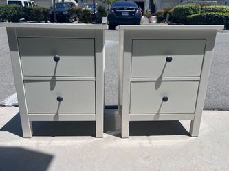 Matching set of Bedside tables with drawers