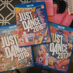 STOLEN******Lot Of 3 Wii U Games 2015, 2016, 2017