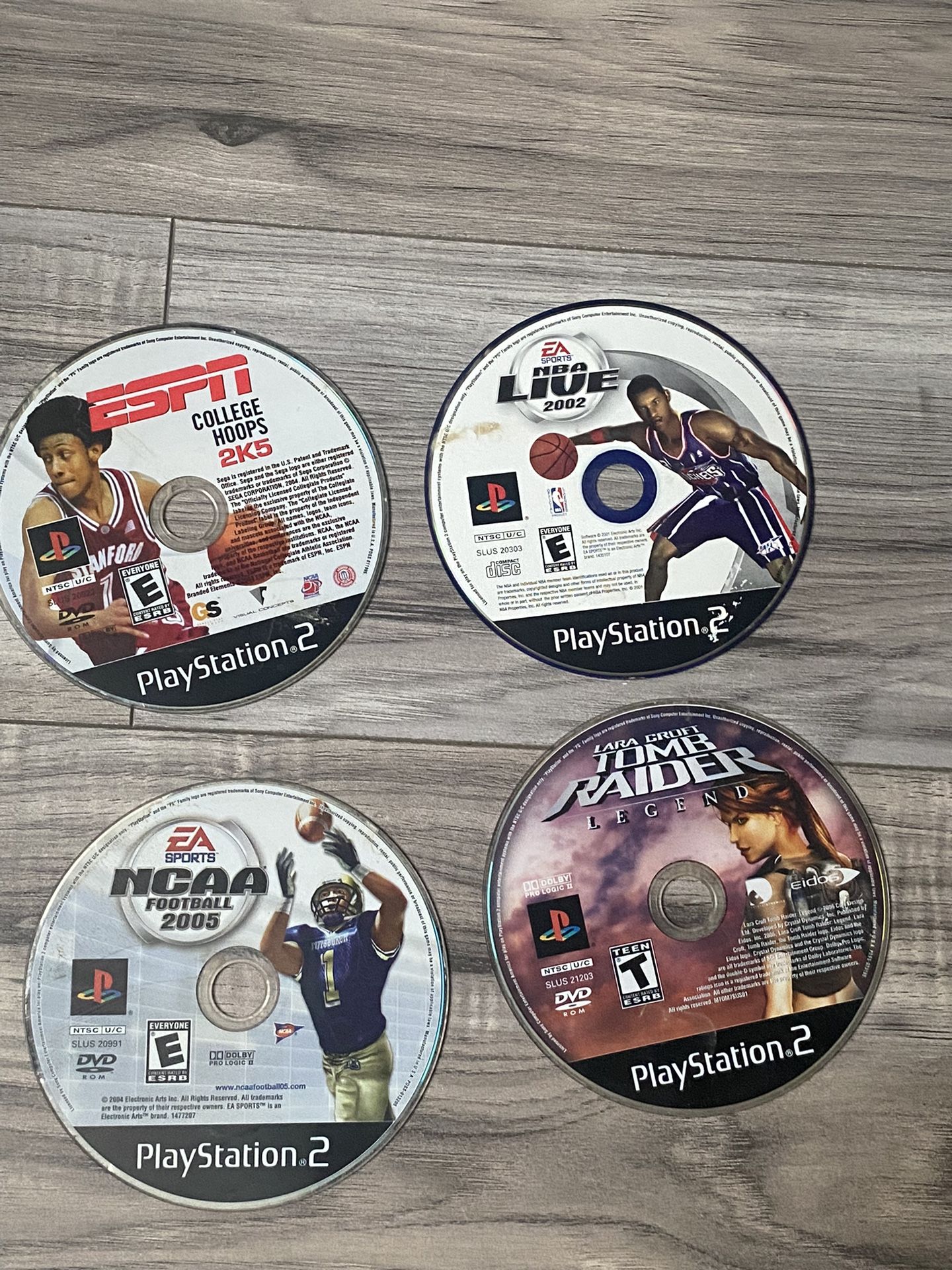 PS2 FOUR GAME LOT