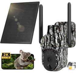 4G LTE Cellular Trail Cameras 2K 360° View Live Streaming Game Camera Built-in SIM Card with Motion
Activated Color Night Vision Remote Phone Access S