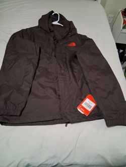 The North Face Brown Hooded Rain Jacket