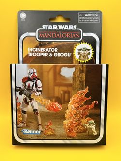 Star Wars Vintage Collection Deluxe Incinerator Trooper & Grogu