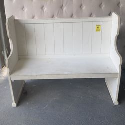 Sold Wood Bench