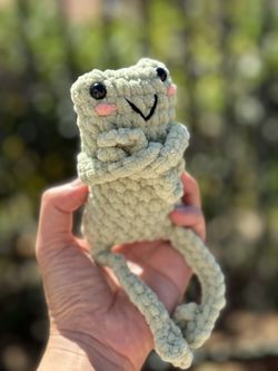 Green Leggy Frog $10 Each Handmade 🧶 Crochet 