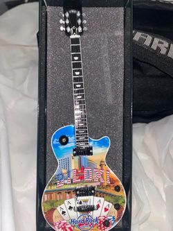 Hard Rock Hotel Biloxi Mini Guitar Collectible