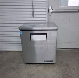 True Commercial Cooler Stainless Steel Undercounter Refrigerator Fridge