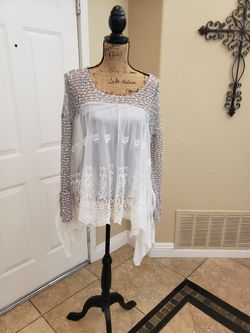 Two Layer Lace Top
