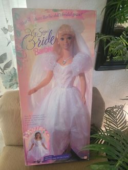 Vintage My Size Barbie Bride 3ft. Tall Original Box