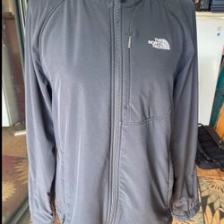 PreOwned The North Face Women's XL Jacket Black Soft Shell 