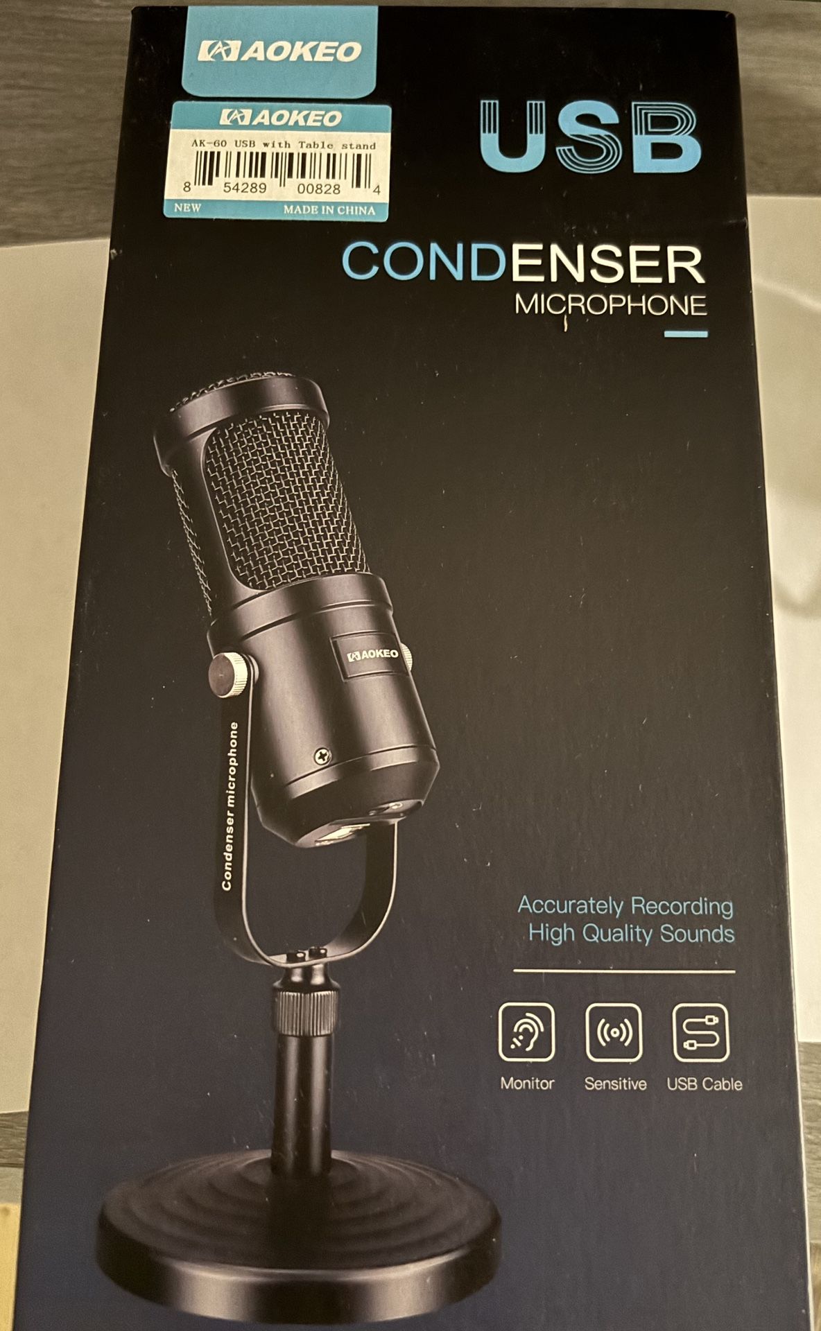 USB condenser microphone (aokeo)