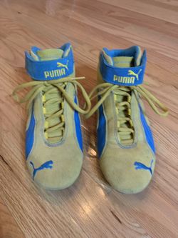 PRICE DROP!! Puma racing repli cat 42 mens no box vintage shoes hard to find.
