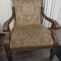 2- Vintage Wood Chairs