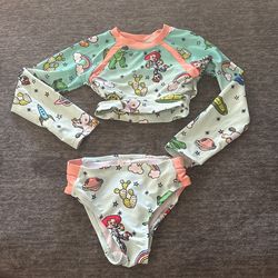 Disney Toy Story Toddler Girl Swimsuit Bathing Suit Size 4