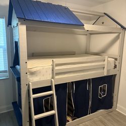 Twin House Bunk Bed