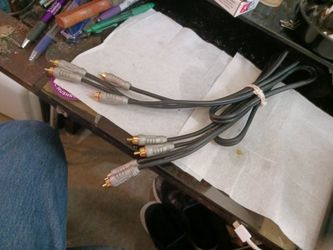 Monster THX v100cv component video / interconnect cables with gold plated RCA connectors