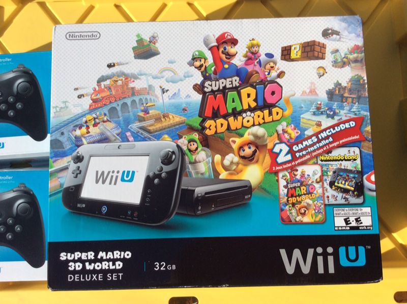 opwinding voor eeuwig Raad Brand New Nintendo Wii U Deluxe Set : Super Mario 3D World Black 32GB for  Sale in Trinidad, CO - OfferUp