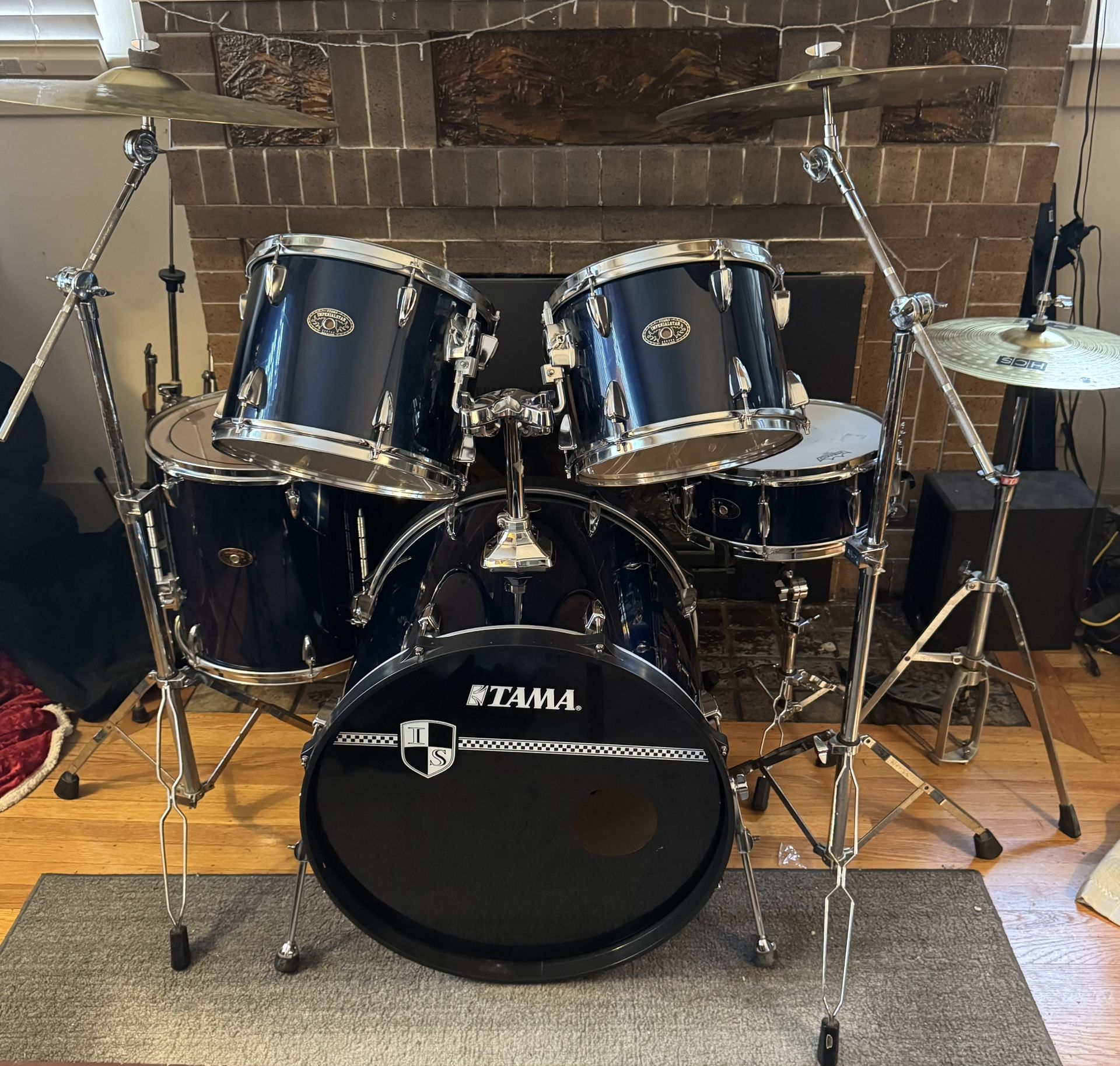 Tama Imperialstar Drum Set Cymbals are Little extra