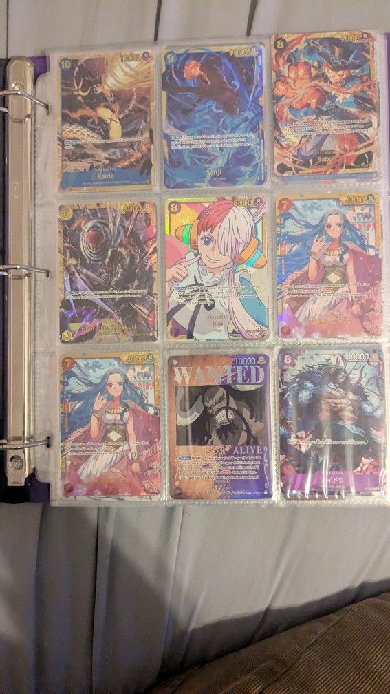 One Piece TCG Lot, 7 Secret Rares Included