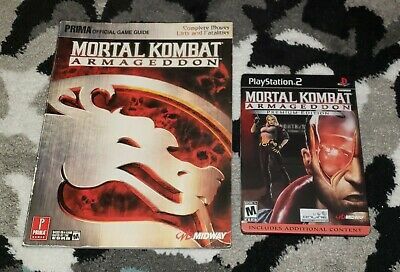 Mortal Kombat Armageddon Premium Edition PS2 (Steel Case) And Strategy Guide