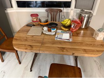 Move out sale. Need gone today dining table 4 chairs