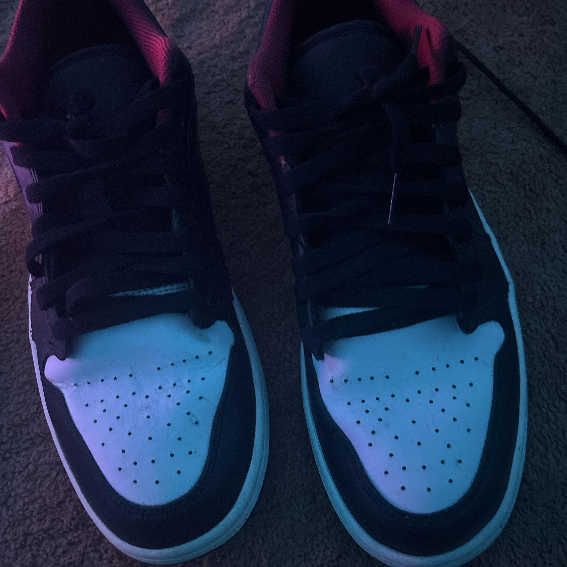 Low Top Red Jordan 1s