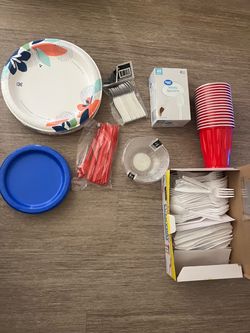 Disposable Party Supplies Bundle