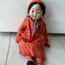Vintage Russian Doll 1960s (10in Tall)