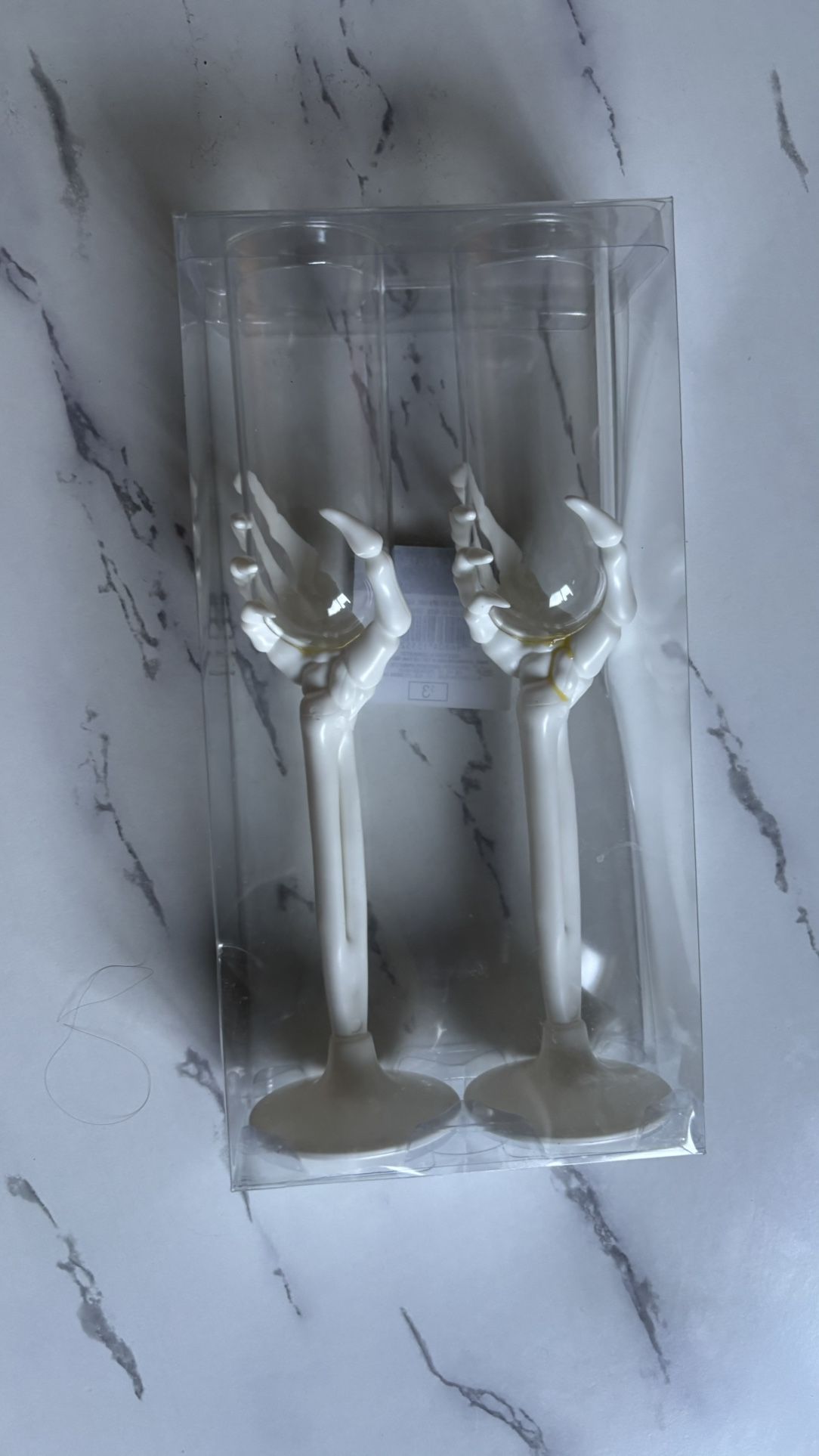 Skelton Champagne Flutes
