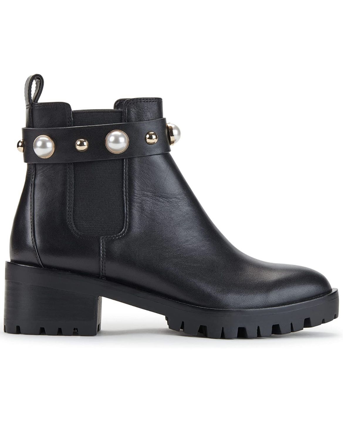pola slip on lug sole bootie