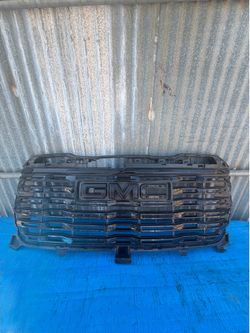 2022 2023 2024 2025 2026 GMC Sierra 1500 Front Bumper Grille OEM (DAMAGE)(DAÑO)