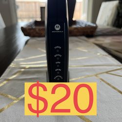 Motorola Internet Cable Modem With Ethernet And Air USB Connection