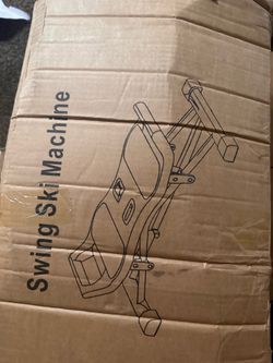 Swing ski machine