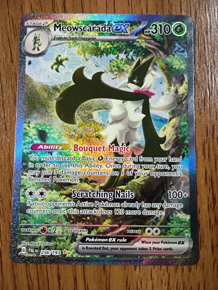 Pokemon Meowscarda Ex Alt Art