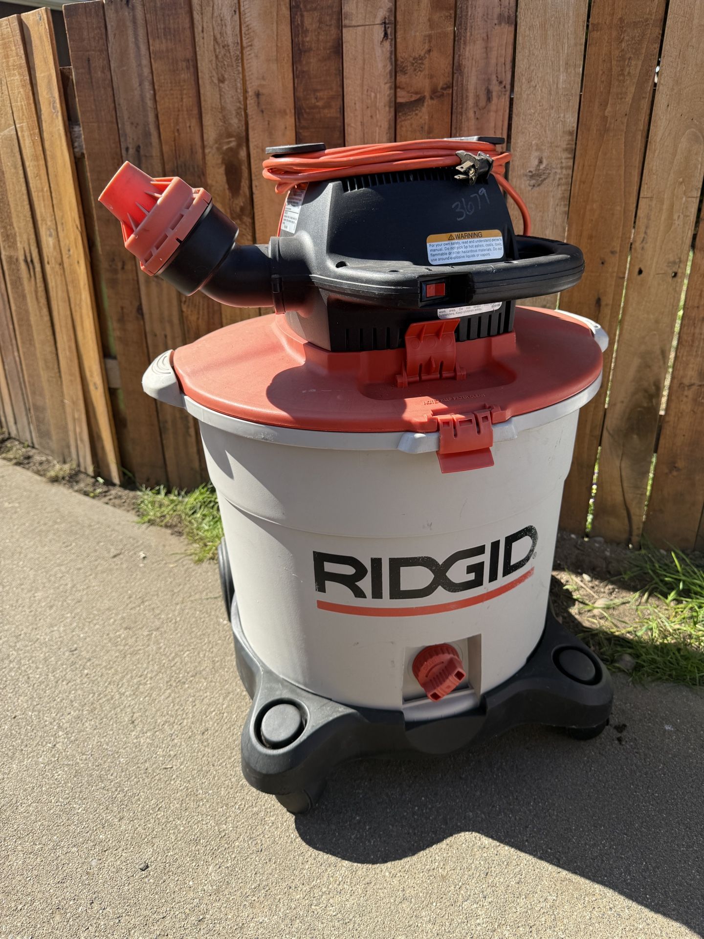 Ridgid Wet Dry Blower Vacuum
